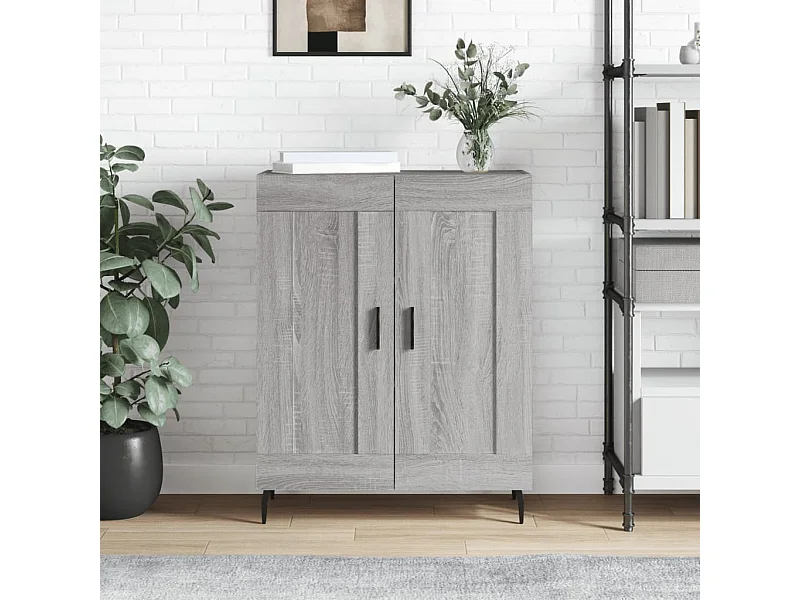 Sideboard Grau Sonoma 69,5x34x90 cm Holzwerkstoff