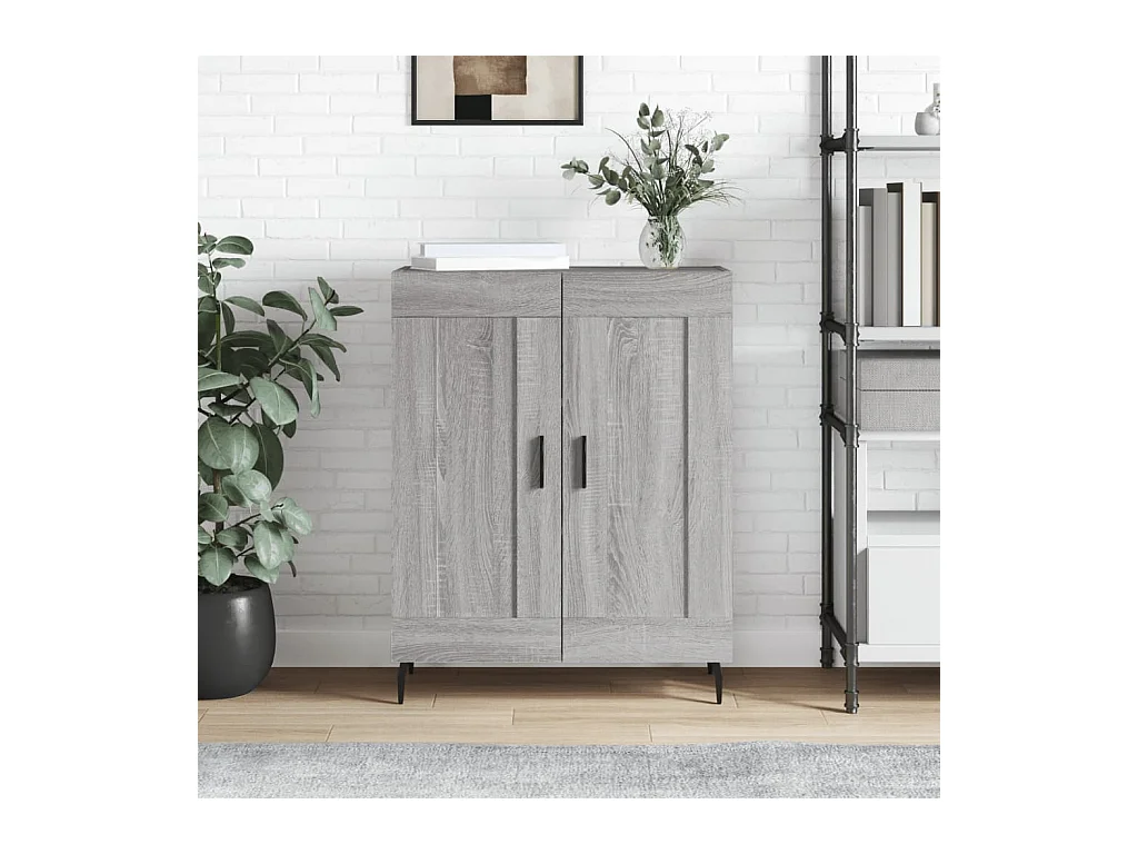 Buffet sonoma gris 69,5x34x90 cm bois d'ingénierie