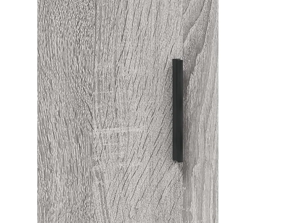 Dressoir 69,5x34x90 cm bewerkt hout grijs sonoma eikenkleurig