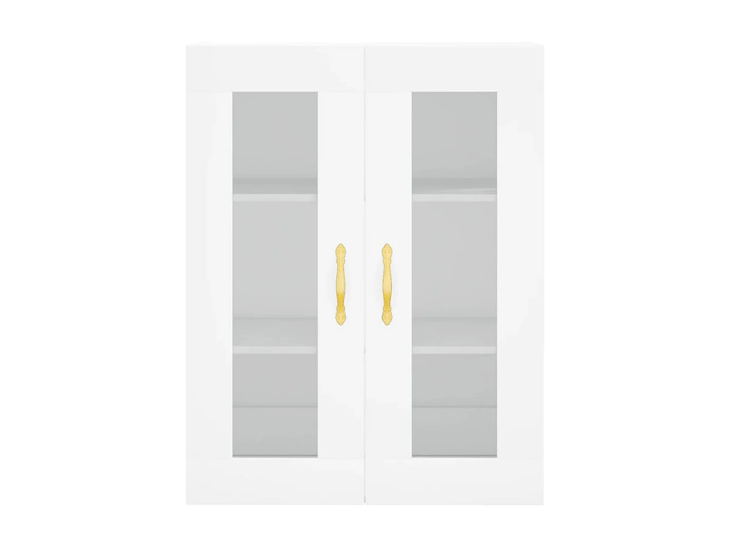 Buffet haut Blanc 69,5x34x180 cm Bois d'ingénierie