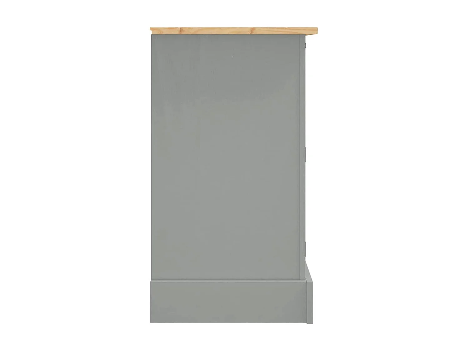 Aparador Corona 112x43x78 cm pinho mexicano maciço cinza