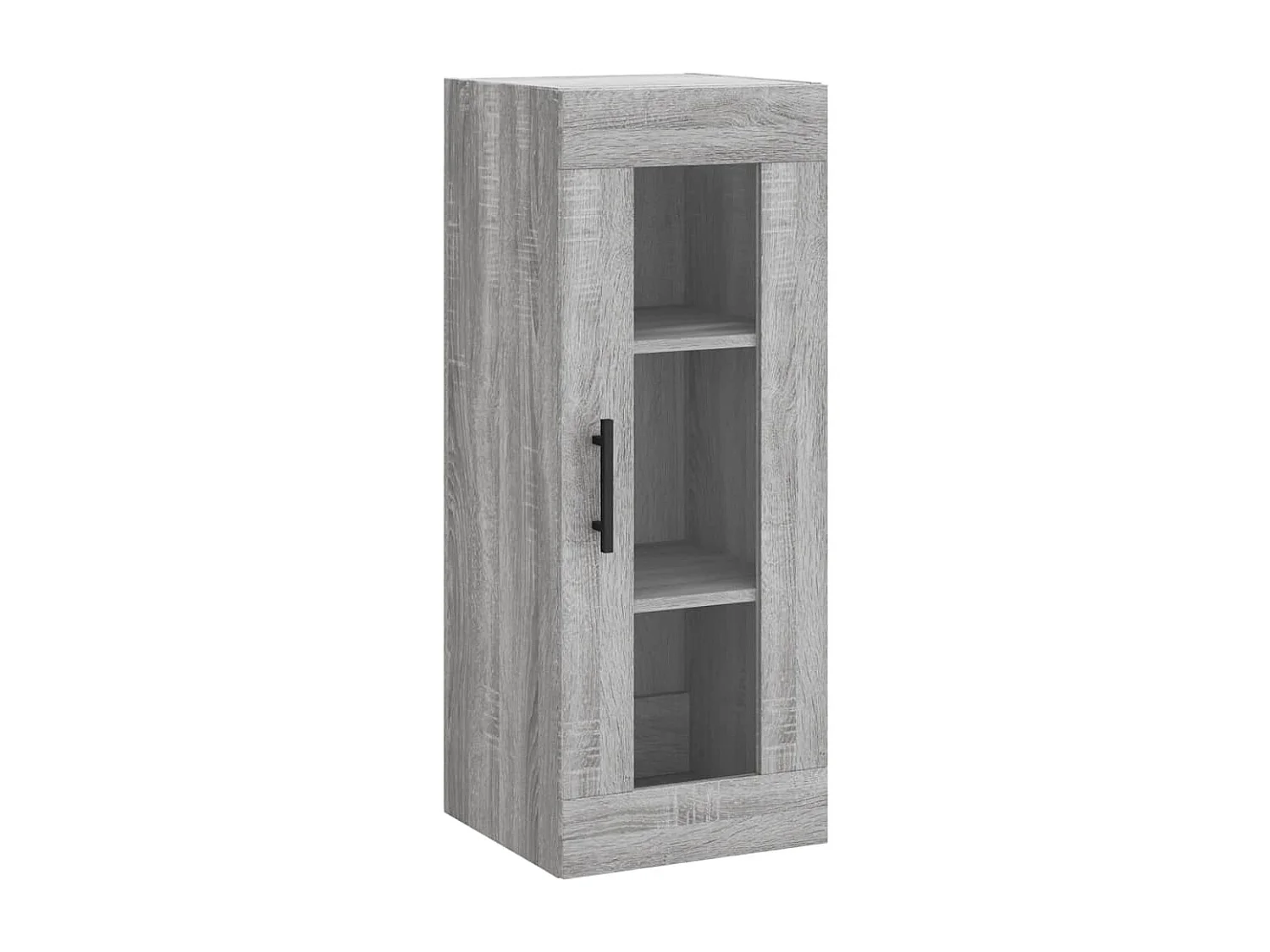Highboard Grau Sonoma 34,5x34x180 cm Holzwerkstoff