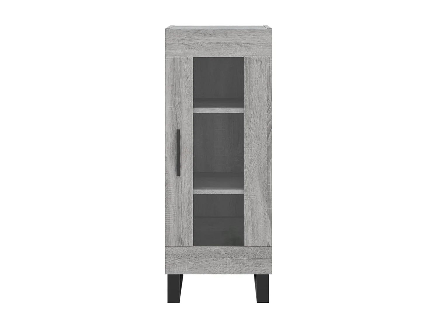 Highboard Grau Sonoma 34,5x34x180 cm Holzwerkstoff