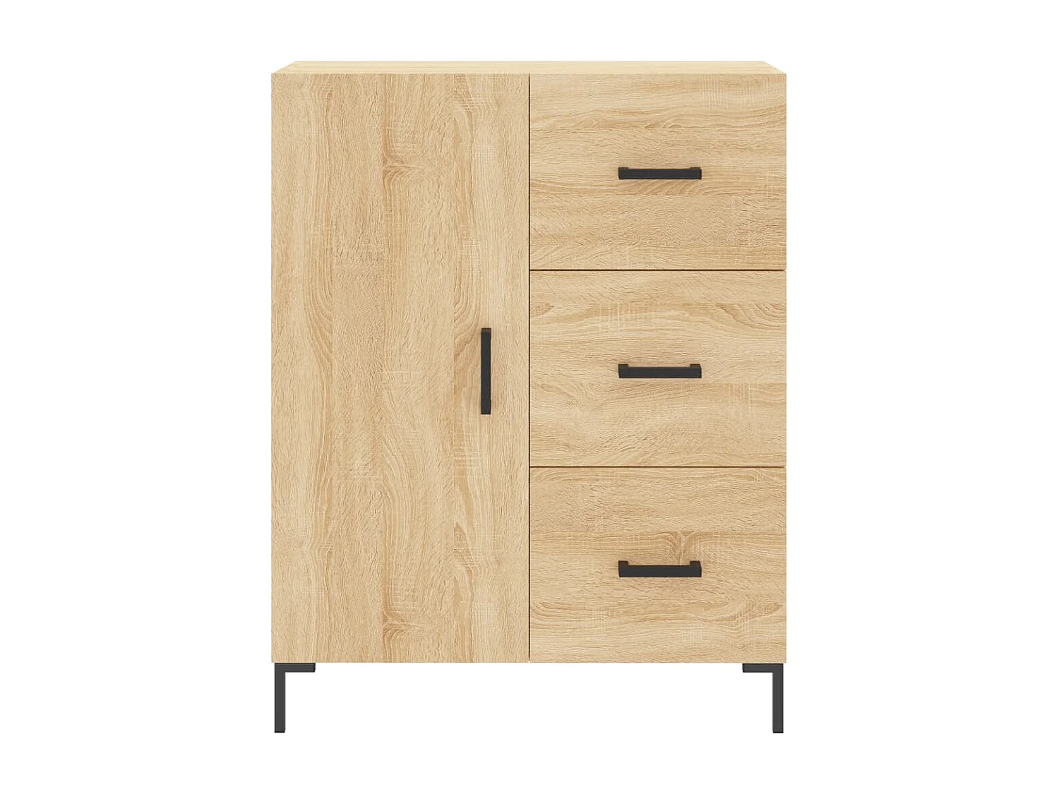 Credenza Rovere Sonoma 69,5x34x90 cm in Legno Multistrato