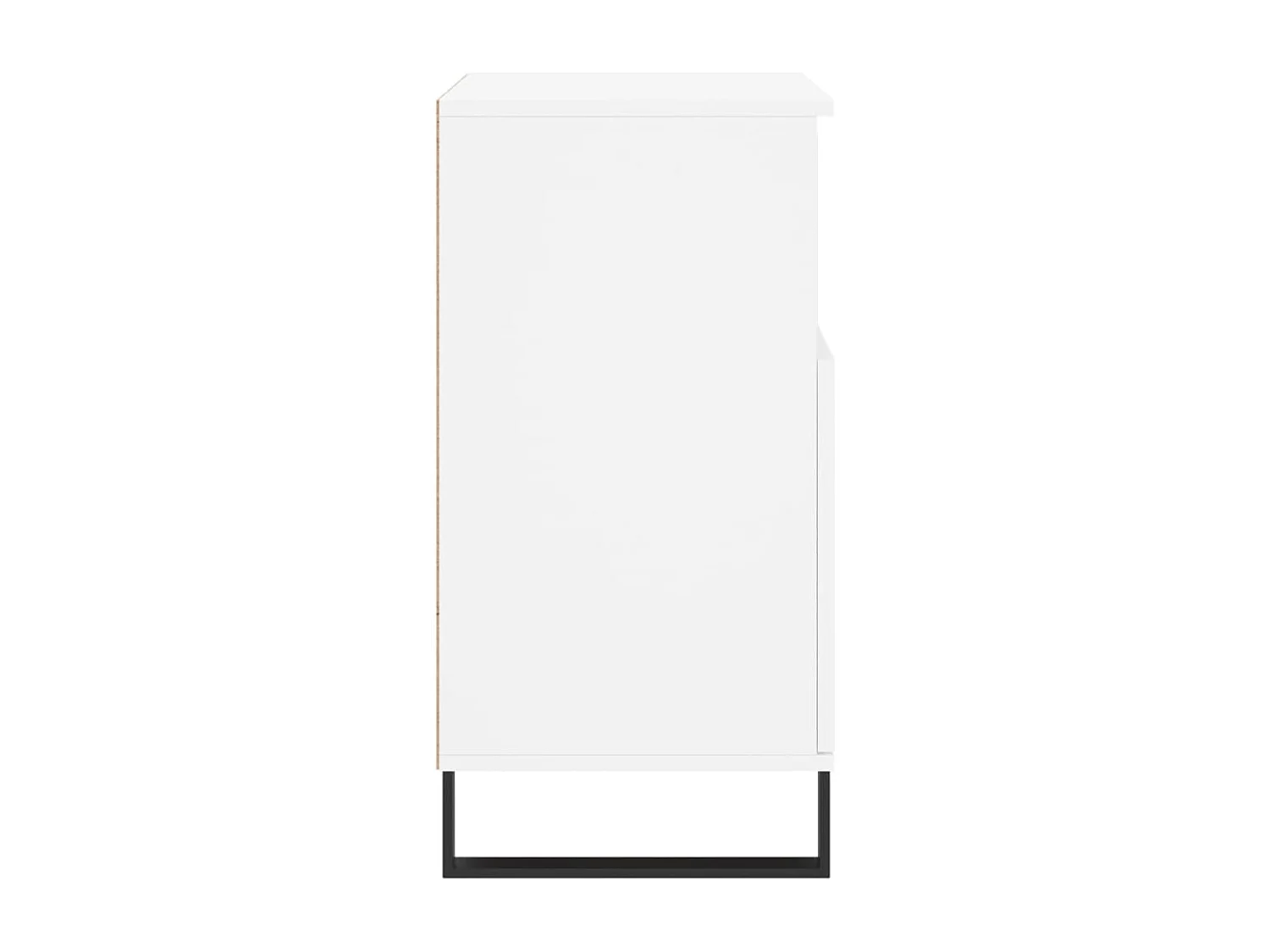 Buffets 3 pcs Blanc Bois d'ingénierie