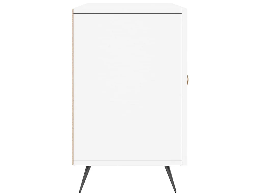 Buffet blanc 100x36x60 cm bois d'ingénierie