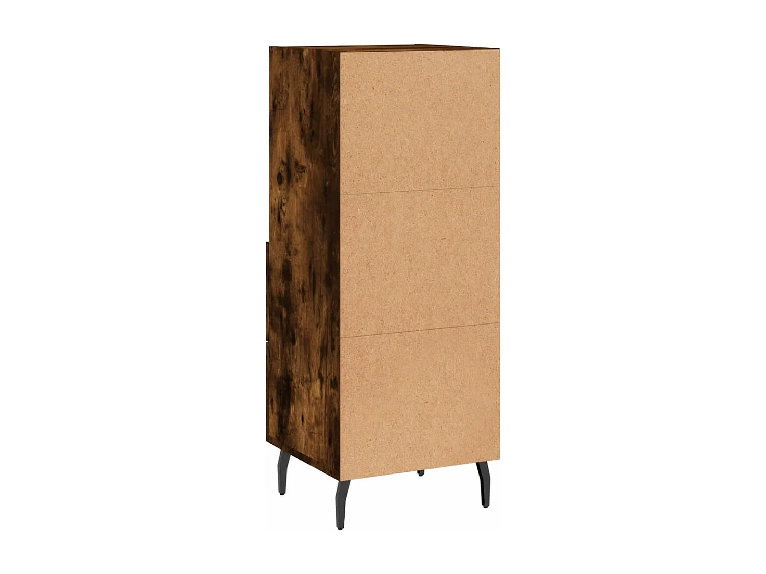 Buffet Chêne fumé 34,5x34x90 cm Bois d'ingénierie