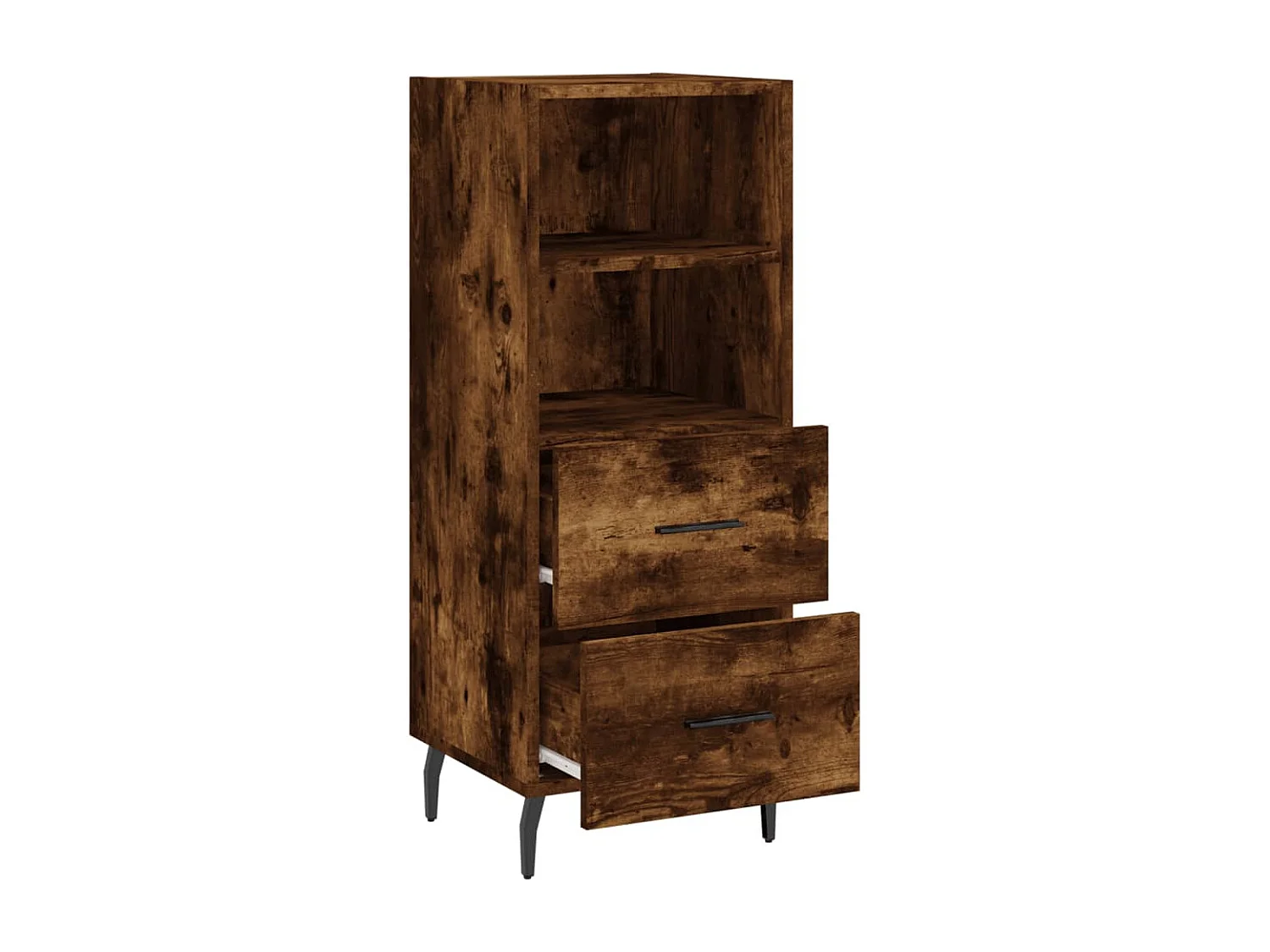 Sideboard Räuchereiche 34,5x34x90 cm Holzwerkstoff