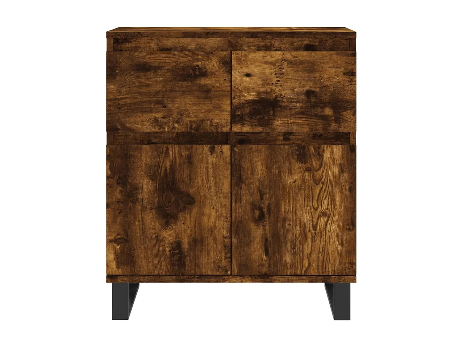 Buffet Chêne fumé 60x35x70 cm Bois d'ingénierie