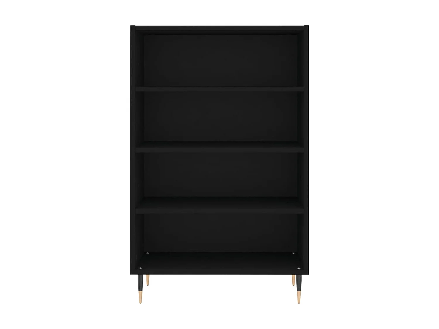 Highboard Schwarz 57x35x90 cm Holzwerkstoff