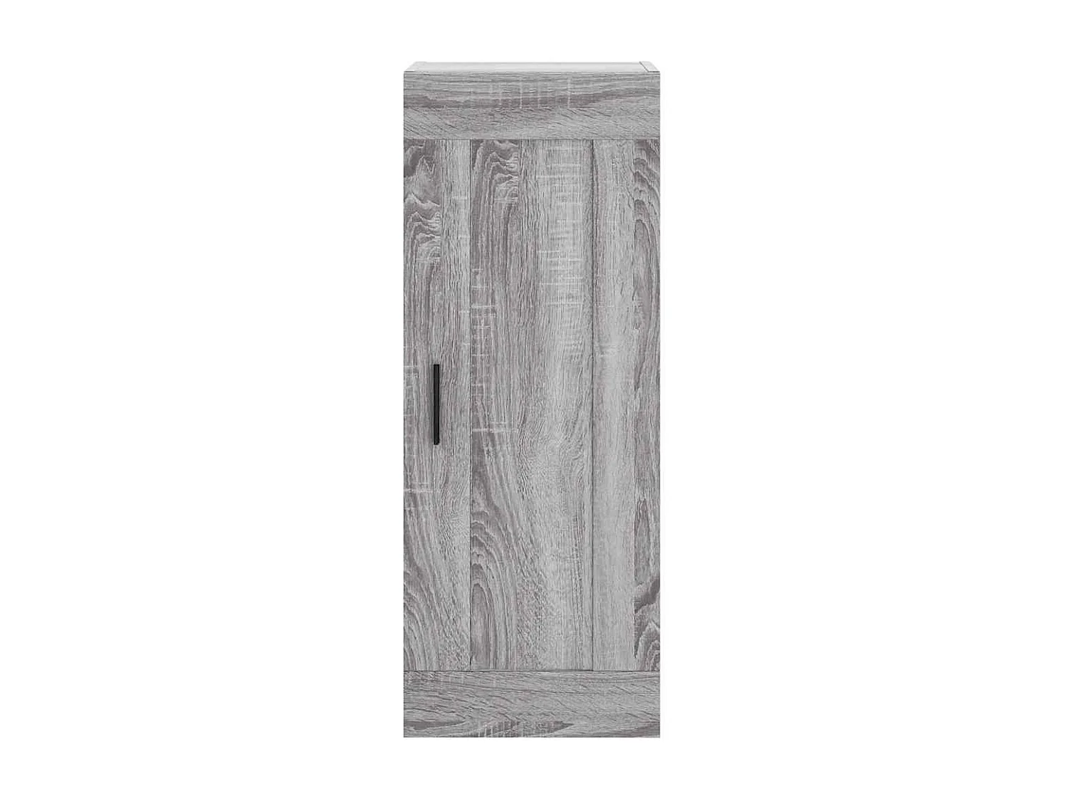 Hoge kast 34,5x34x180 cm bewerkt hout grijs sonoma eikenkleurig
