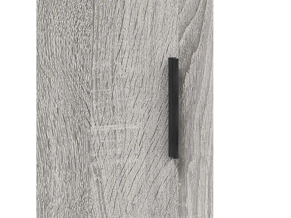 Hoge kast 34,5x34x180 cm bewerkt hout grijs sonoma eikenkleurig