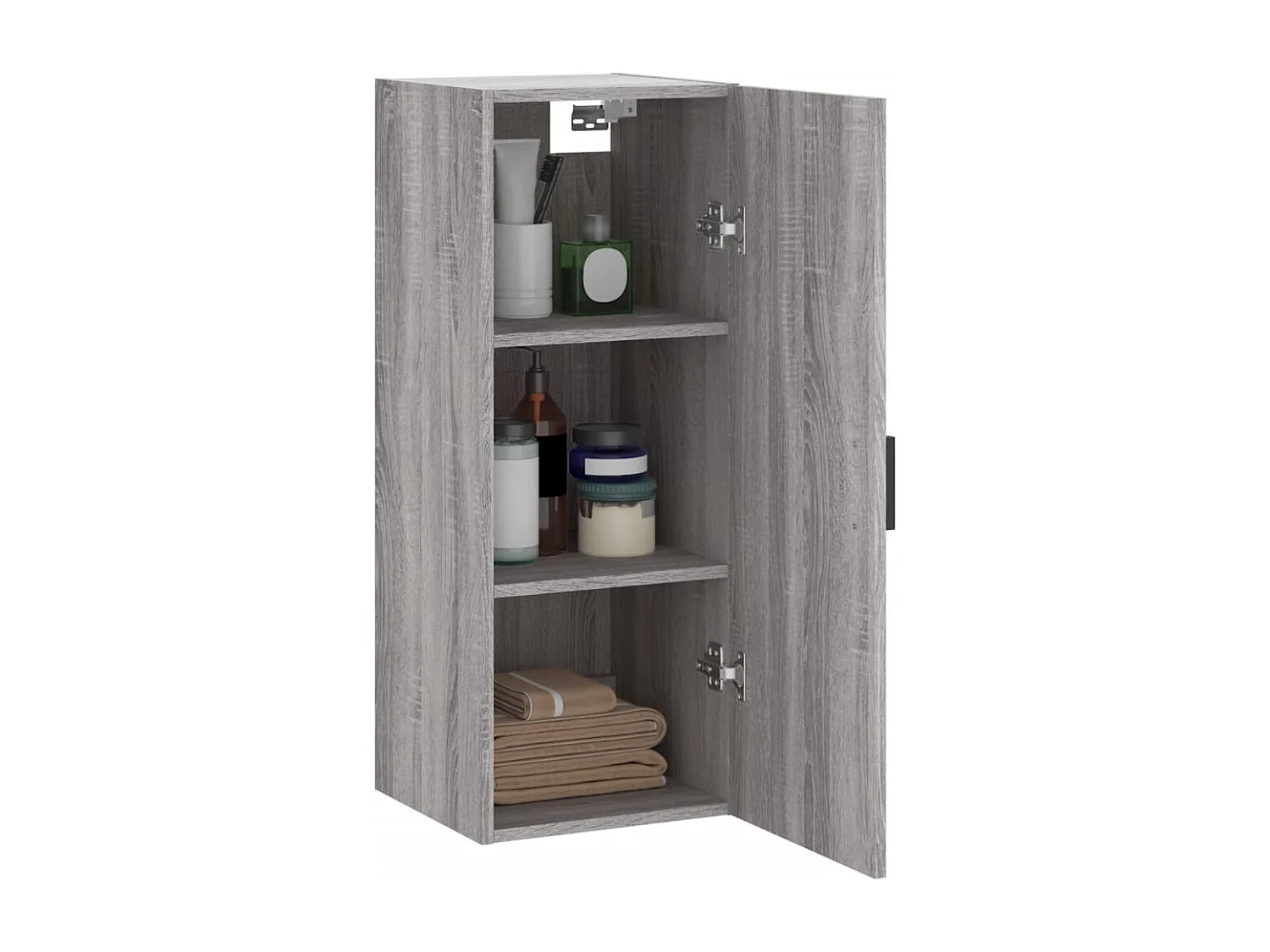 Wandschrank Grau Sonoma 34,5x34x90 cm
