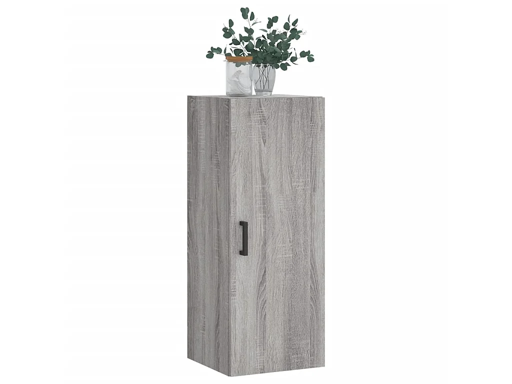 Armoire murale sonoma gris 34,5x34x90 cm