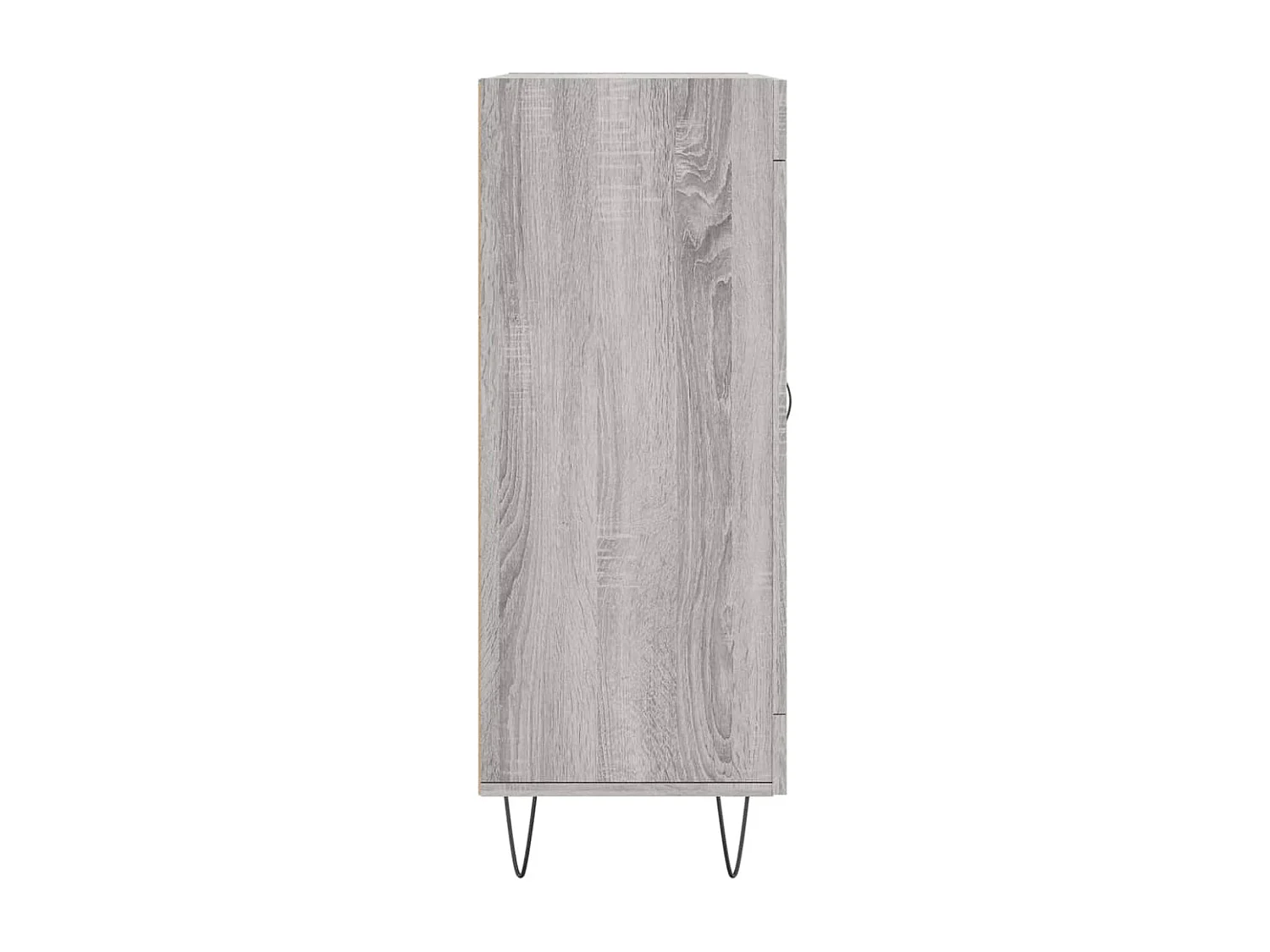 Dressoir 69,5x34x90 cm bewerkt hout grijs sonoma eikenkleurig