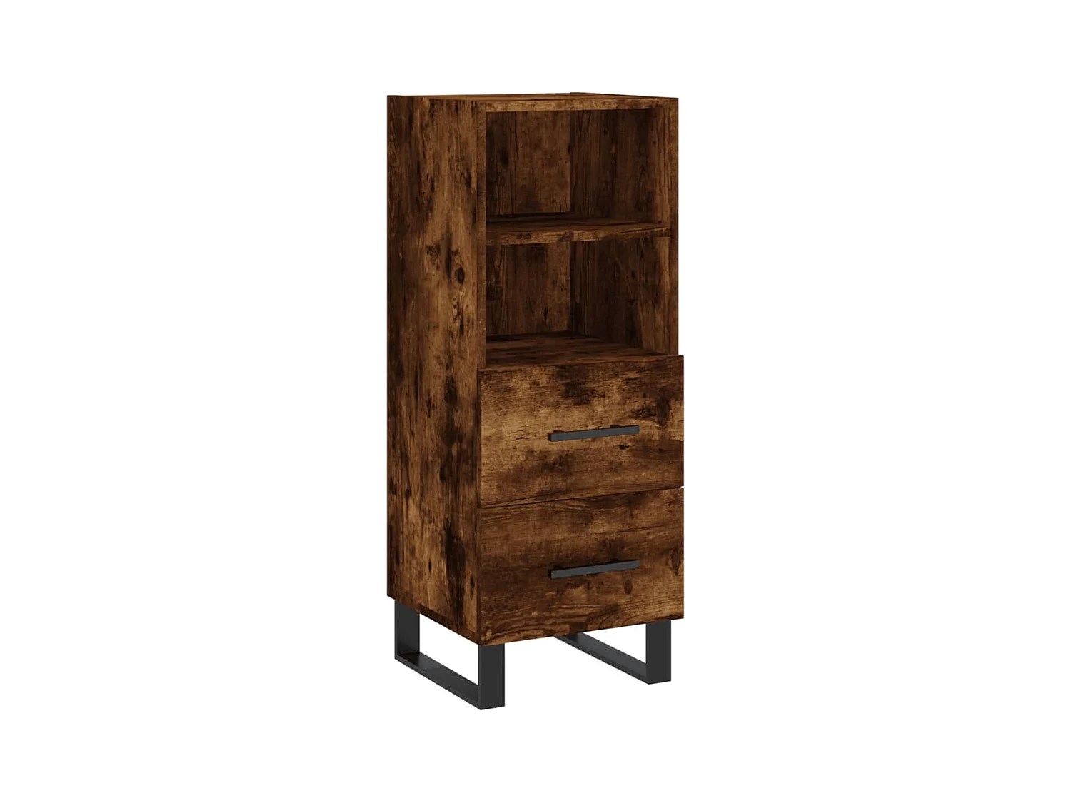 Highboard Räuchereiche 34,5x34x180 cm Holzwerkstoff