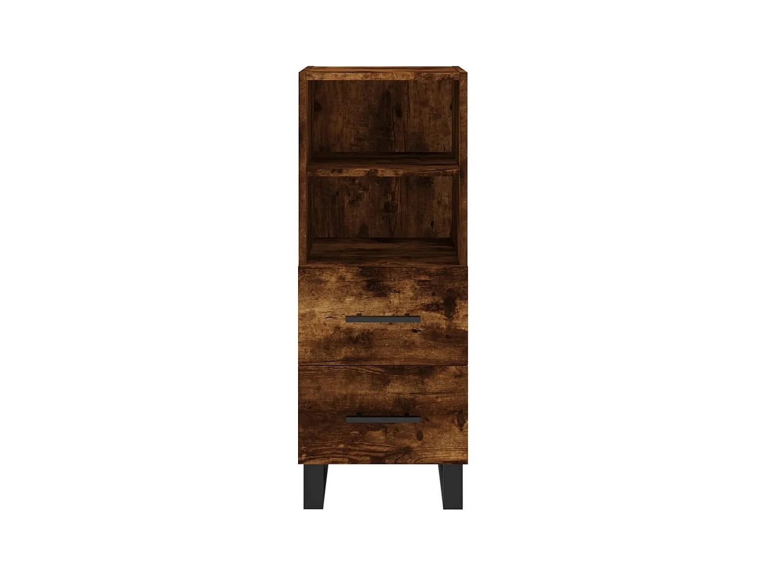 Highboard Räuchereiche 34,5x34x180 cm Holzwerkstoff