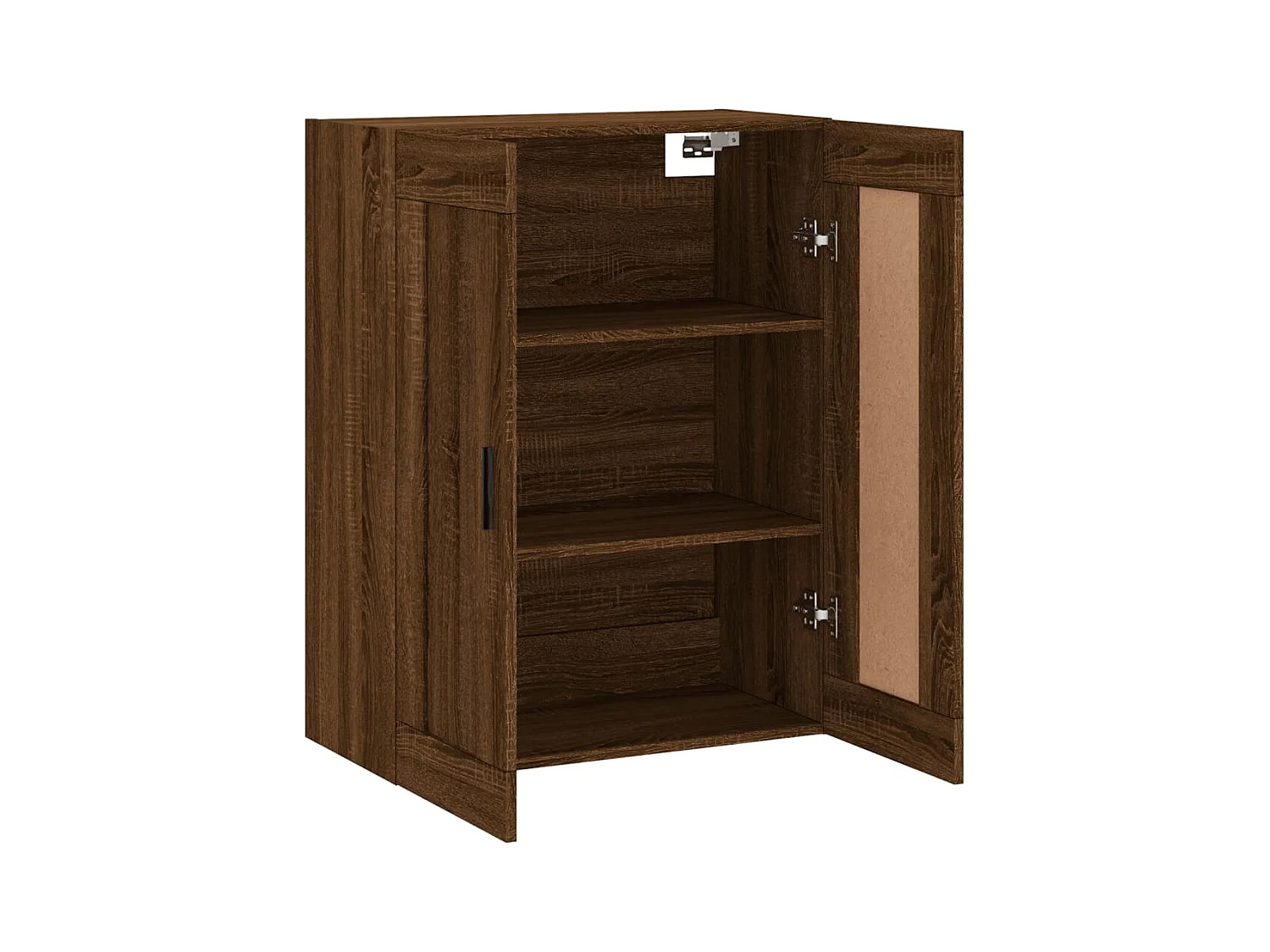 Mobile a Parete Rovere Marrone 69,5x34x90 cm Legno Multistrato