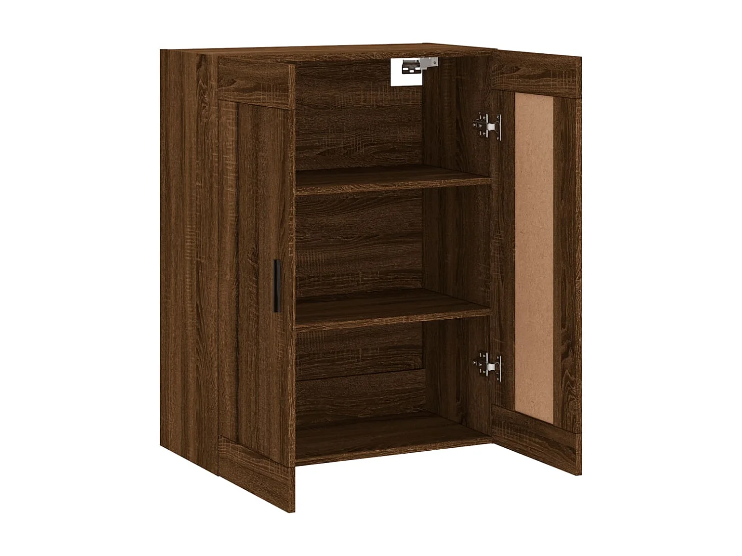 Mobile a Parete Rovere Marrone 69,5x34x90 cm Legno Multistrato