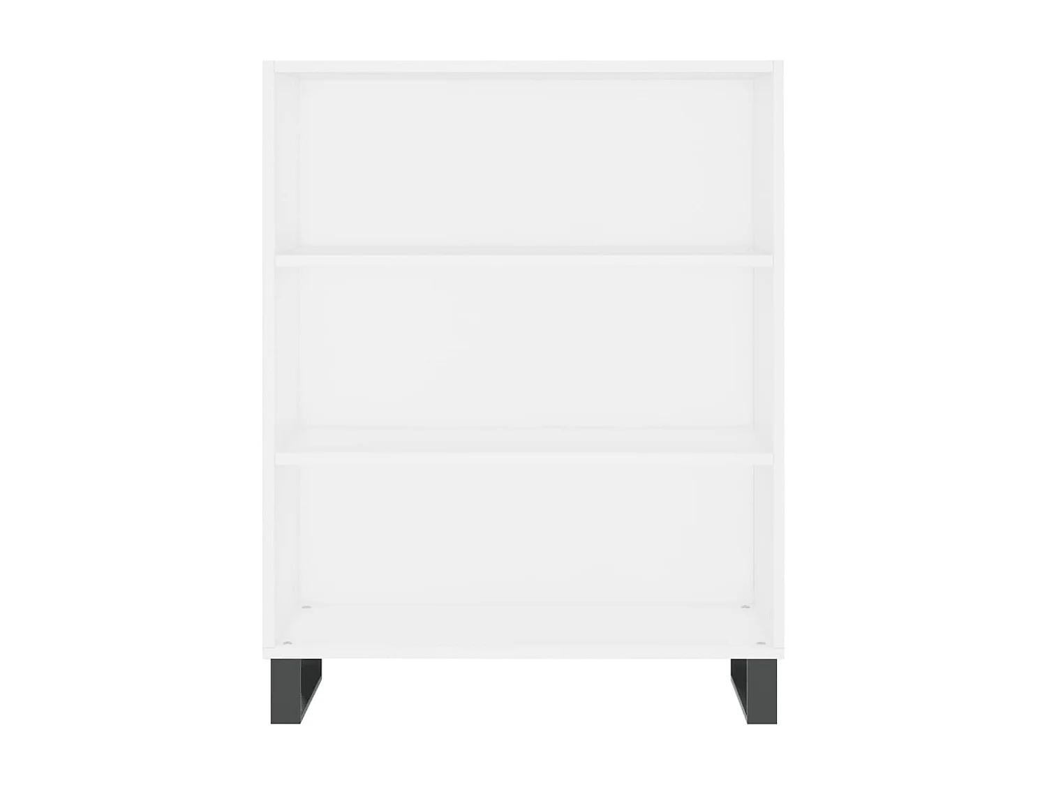 Hoge kast 69,5x32,5x180 cm bewerkt hout wit