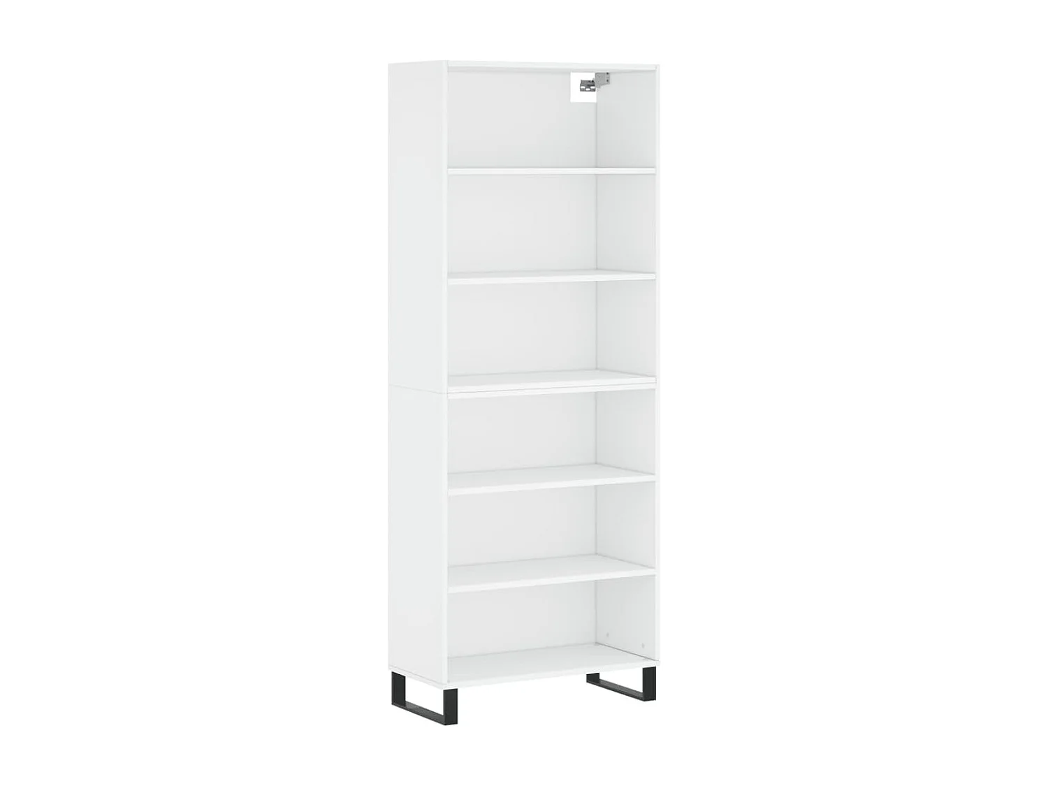 Buffet blanc 69,5x32,5x180 cm bois d'ingénierie