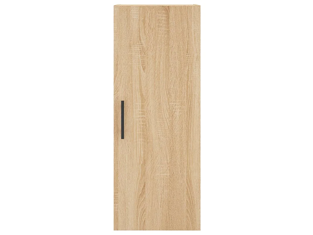 Hoge kast 34,5x34x180 cm bewerkt hout sonoma eikenkleurig