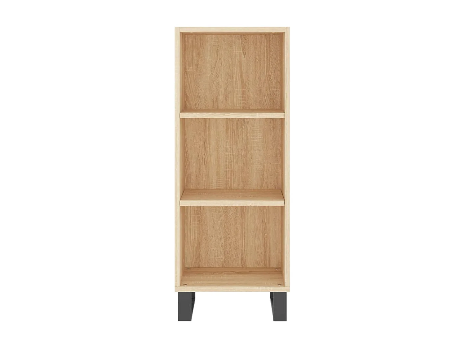 Hoge kast 34,5x34x180 cm bewerkt hout sonoma eikenkleurig