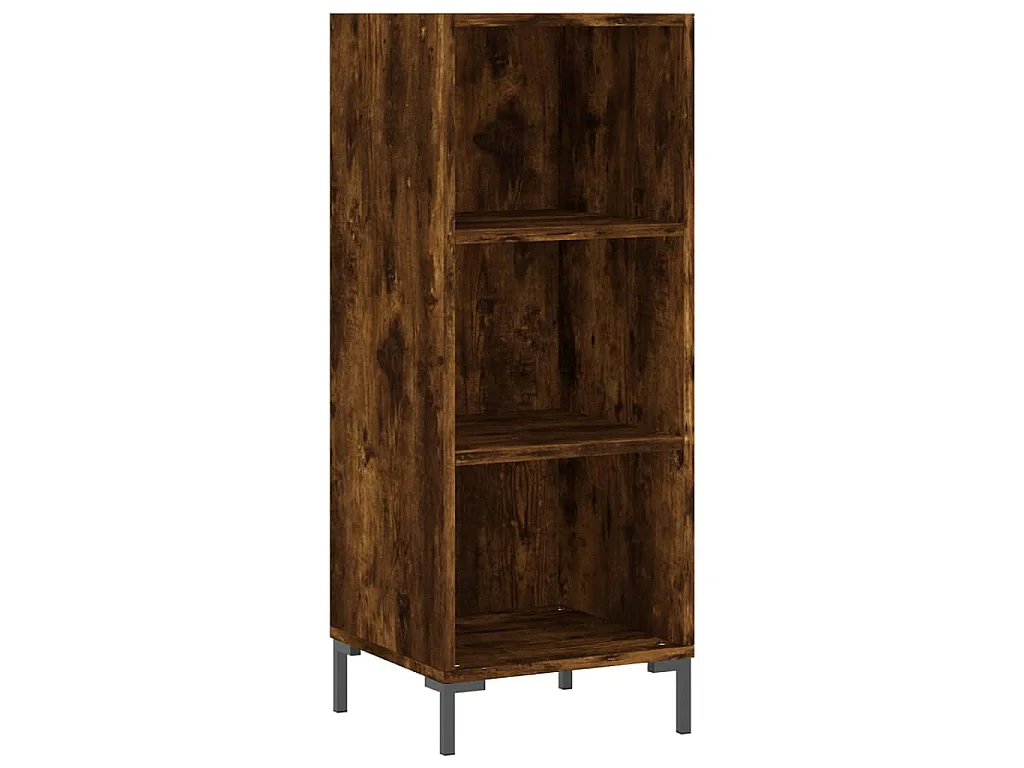 Highboard Räuchereiche 34,5x34x180 cm Holzwerkstoff