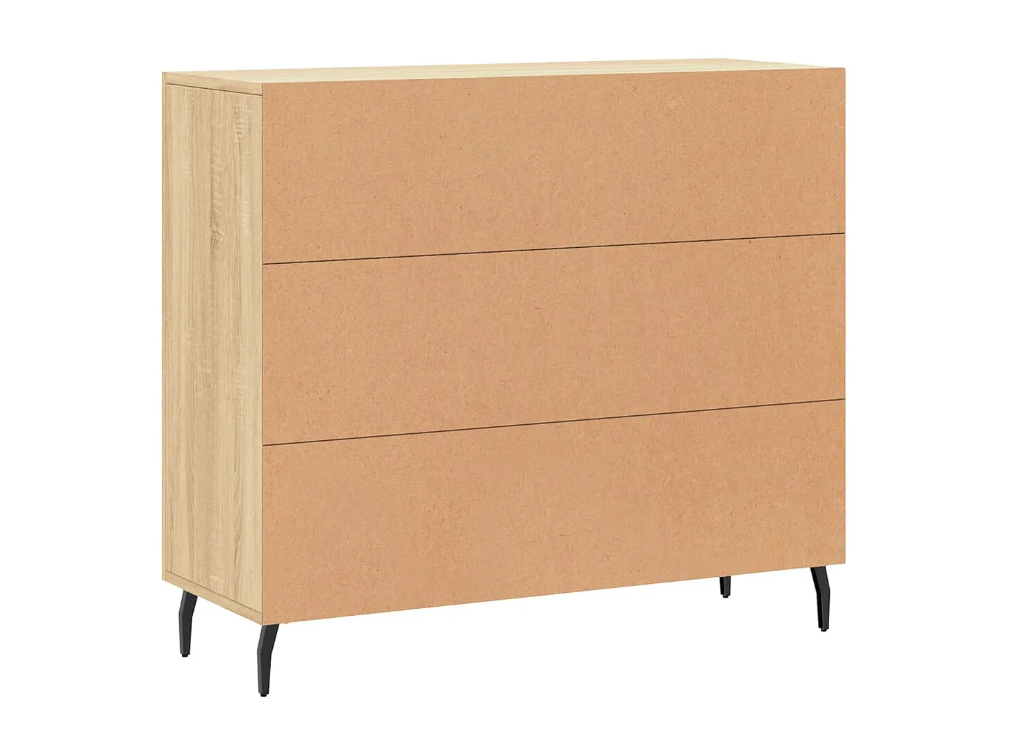 Aparador de madera de ingeniería roble Sonoma 90x34x80 cm