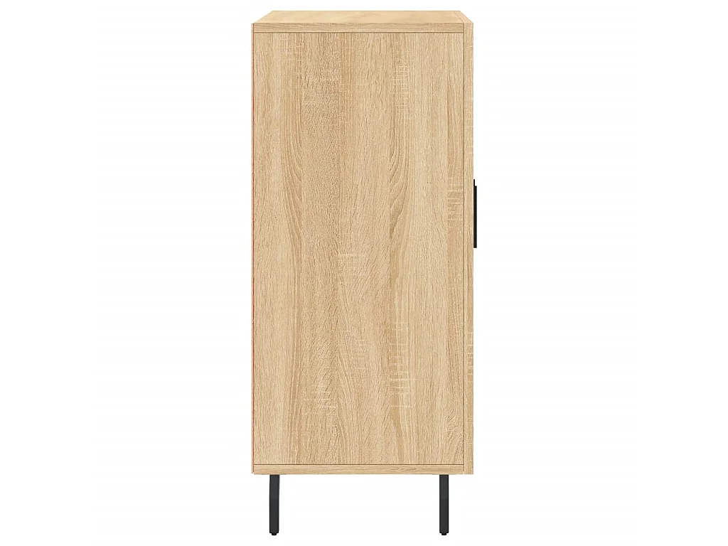 Credenza Rovere Sonoma 90x34x80 cm in Legno Multistrato