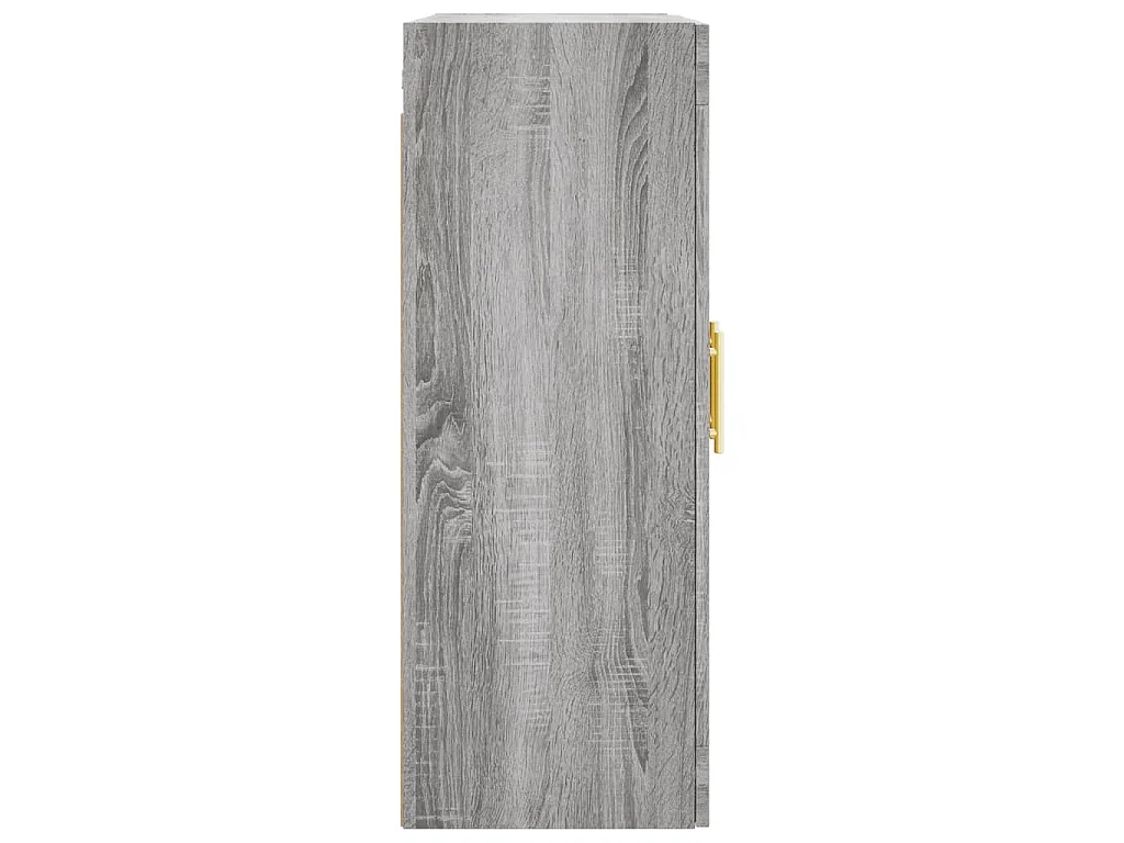 Bovenkast 69,5x34x90 cm grijs sonoma eikenkleurig