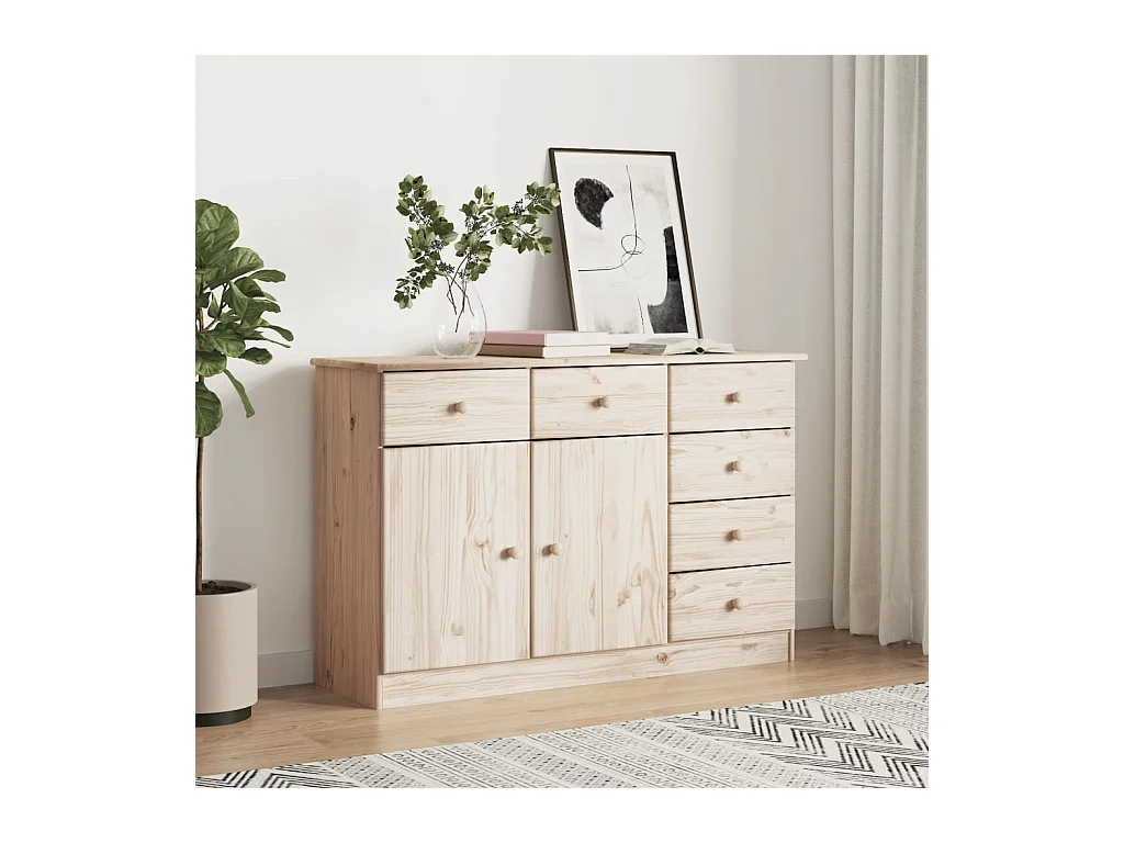 Dressoir ALTA 112x35x73 cm massief grenenhout