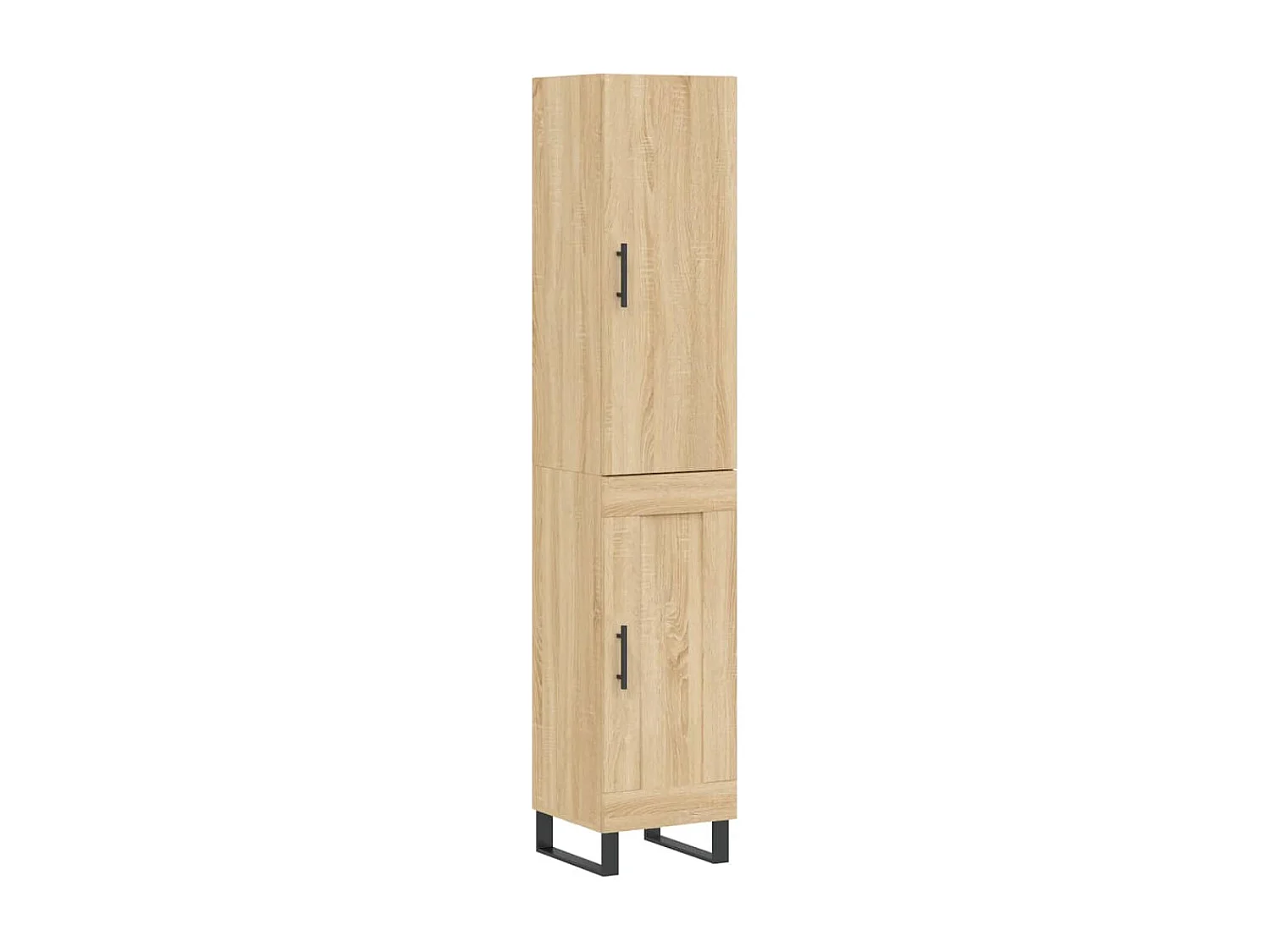Buffet haut Chêne sonoma 34,5x34x180 cm Bois d'ingénierie