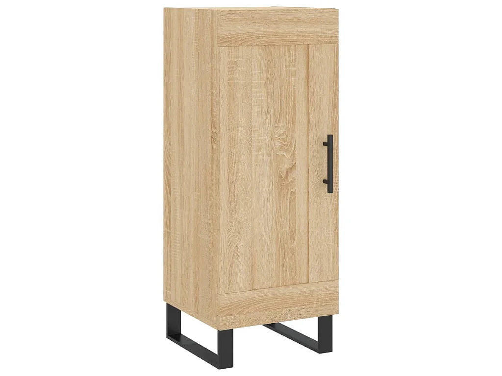 Buffet haut Chêne sonoma 34,5x34x180 cm Bois d'ingénierie