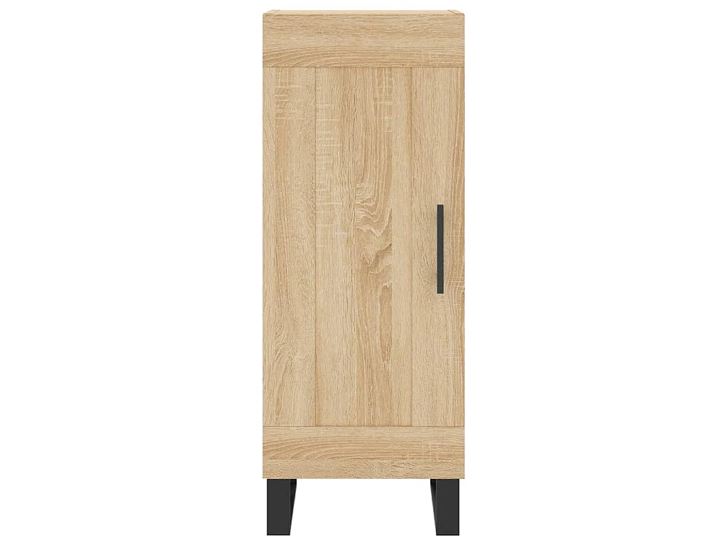 Buffet haut Chêne sonoma 34,5x34x180 cm Bois d'ingénierie