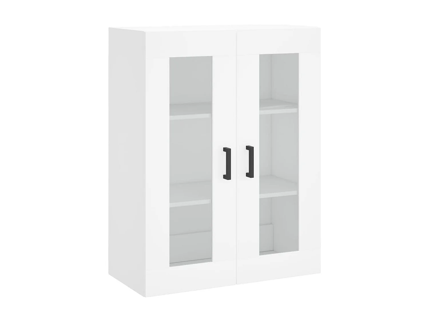 Buffet haut Blanc 69,5x34x180 cm Bois d'ingénierie