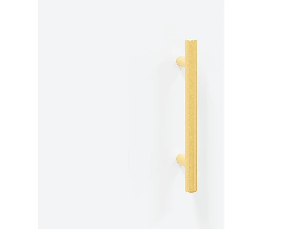 Buffet haut blanc 69,5x31x115 cm bois d'ingénierie
