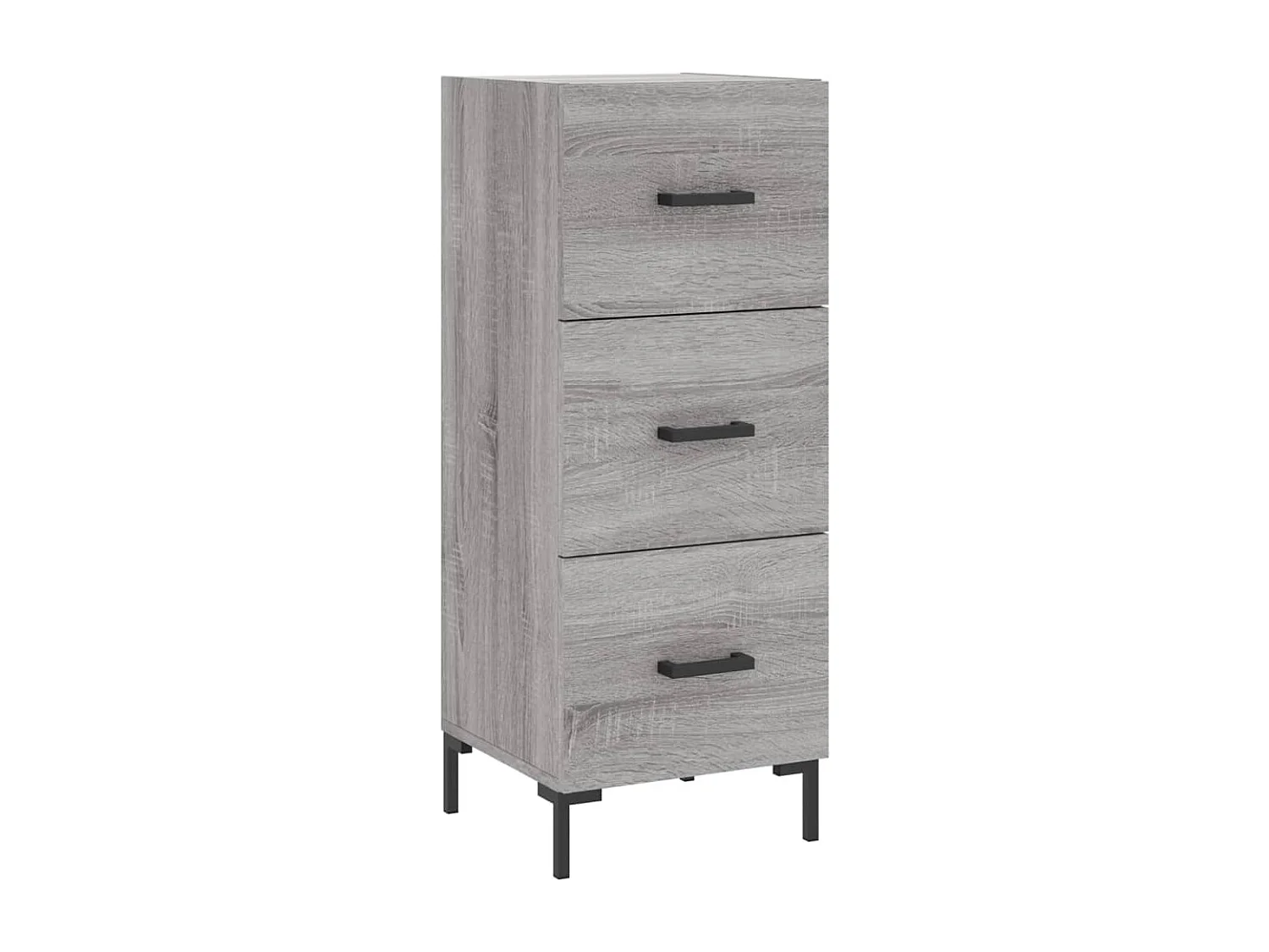 Sideboard Grau Sonoma 34,5x34x90 cm Holzwerkstoff