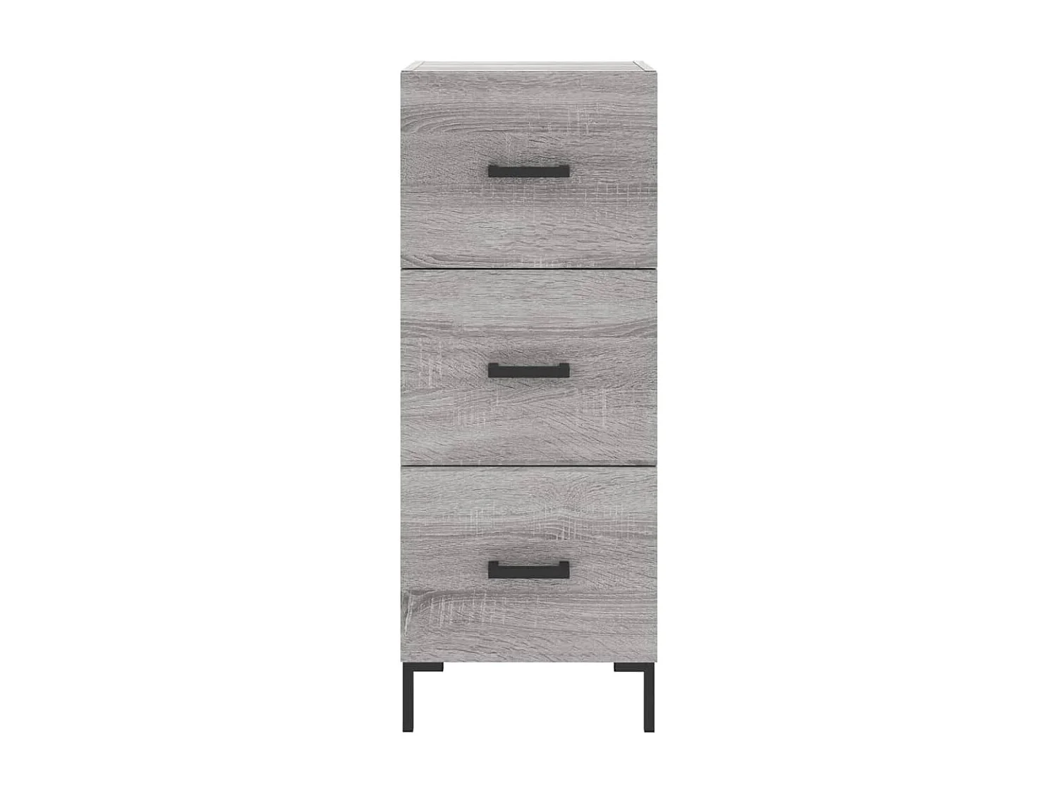Sideboard Grau Sonoma 34,5x34x90 cm Holzwerkstoff