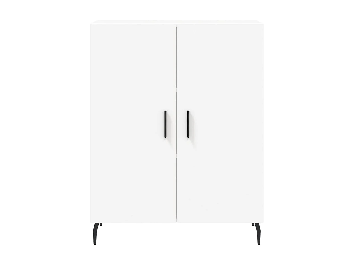 Buffet blanc 69,5x34x90 cm bois d'ingénierie