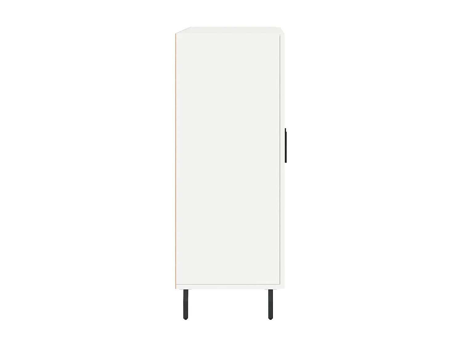 Buffet blanc 69,5x34x90 cm bois d'ingénierie