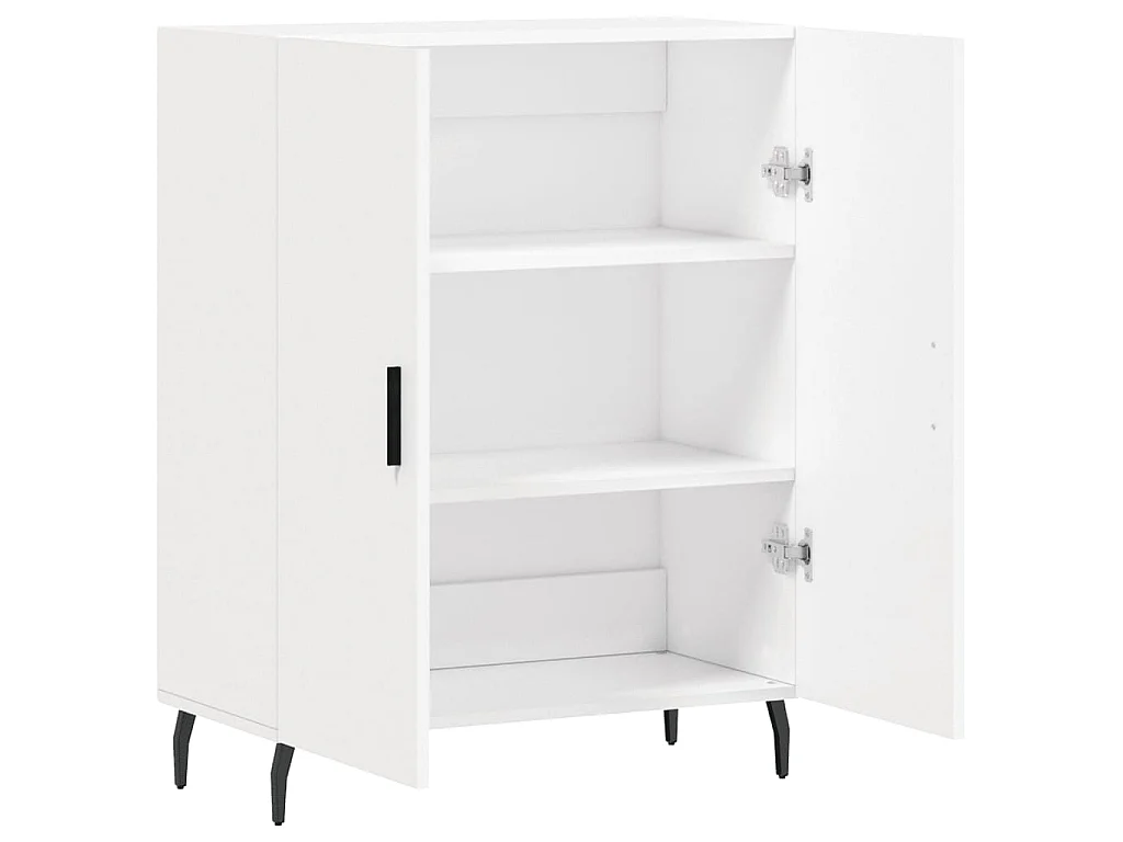 Dressoir 69,5x34x90 cm bewerkt hout wit