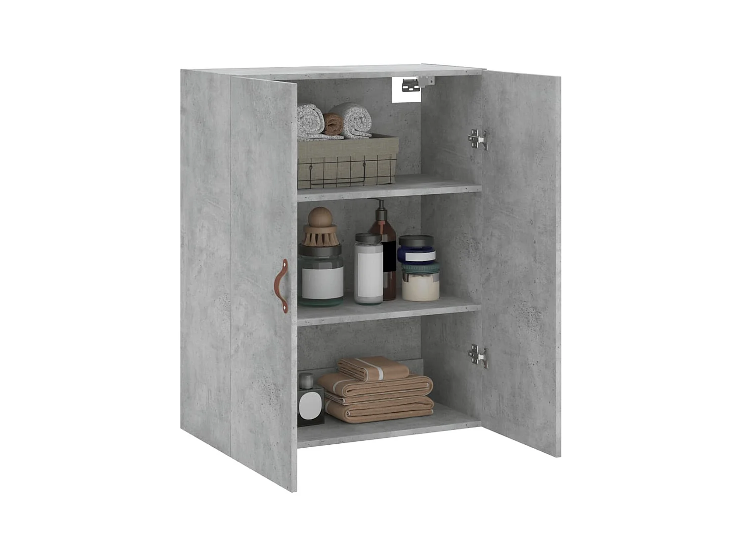 Wandschrank Betongrau 69,5x34x90 cm