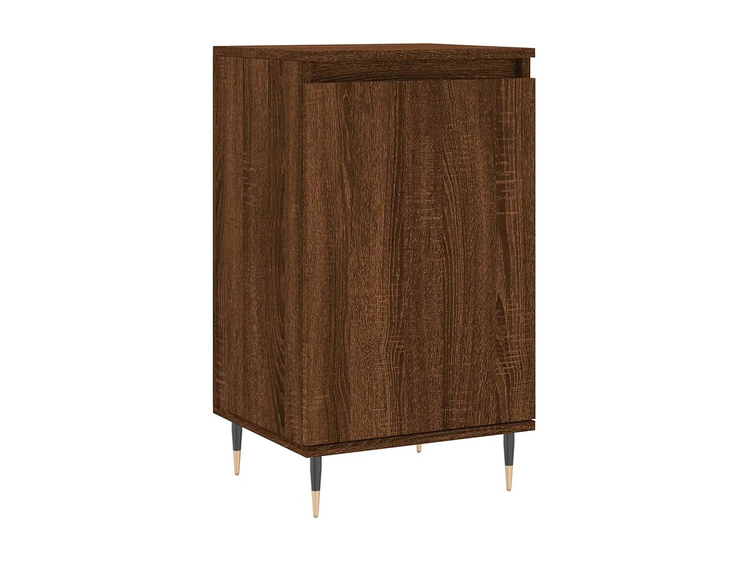 Buffets 2 pcs chêne marron 40x35x70 cm bois d'ingénierie