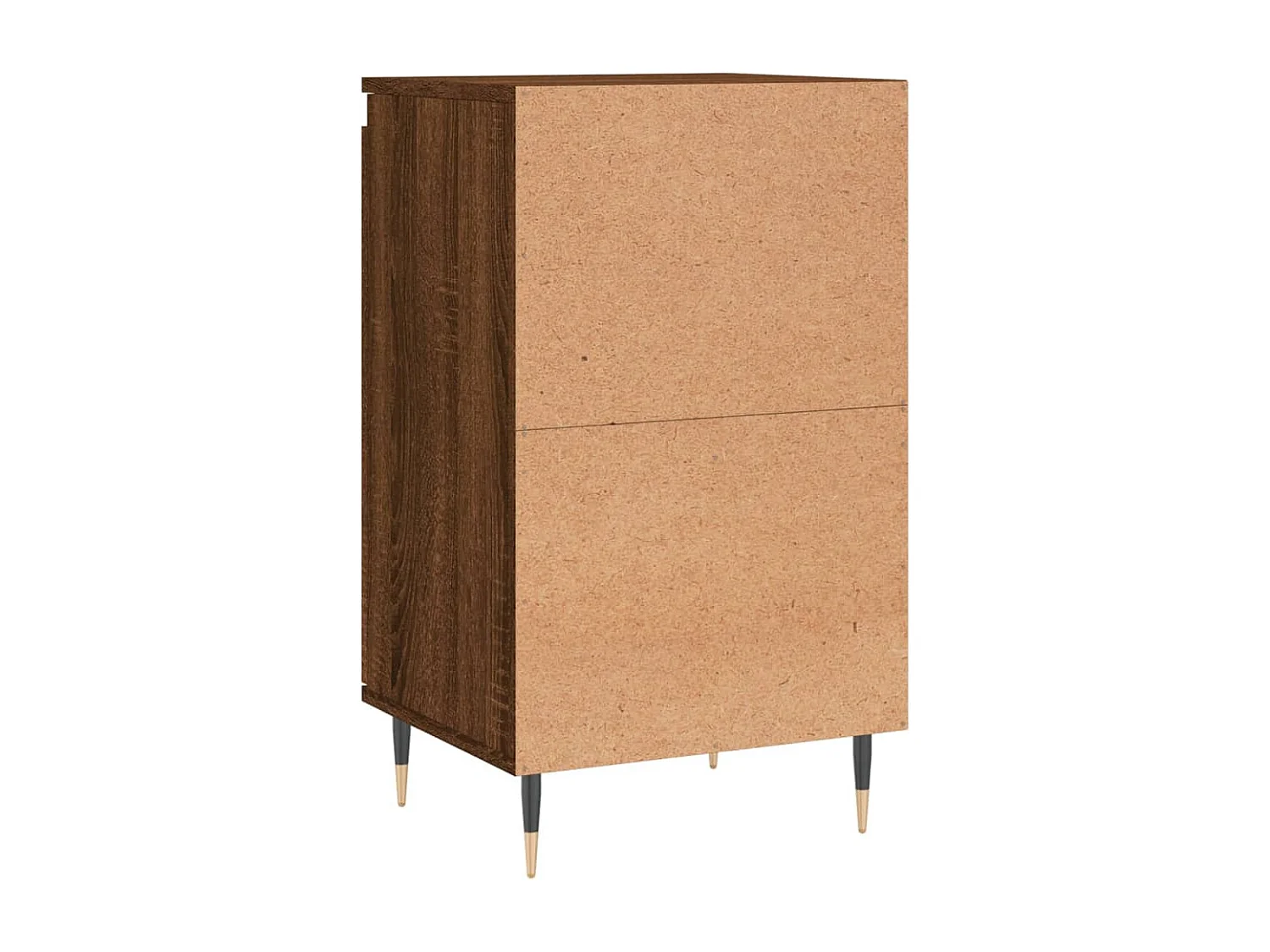 Buffets 2 pcs chêne marron 40x35x70 cm bois d'ingénierie