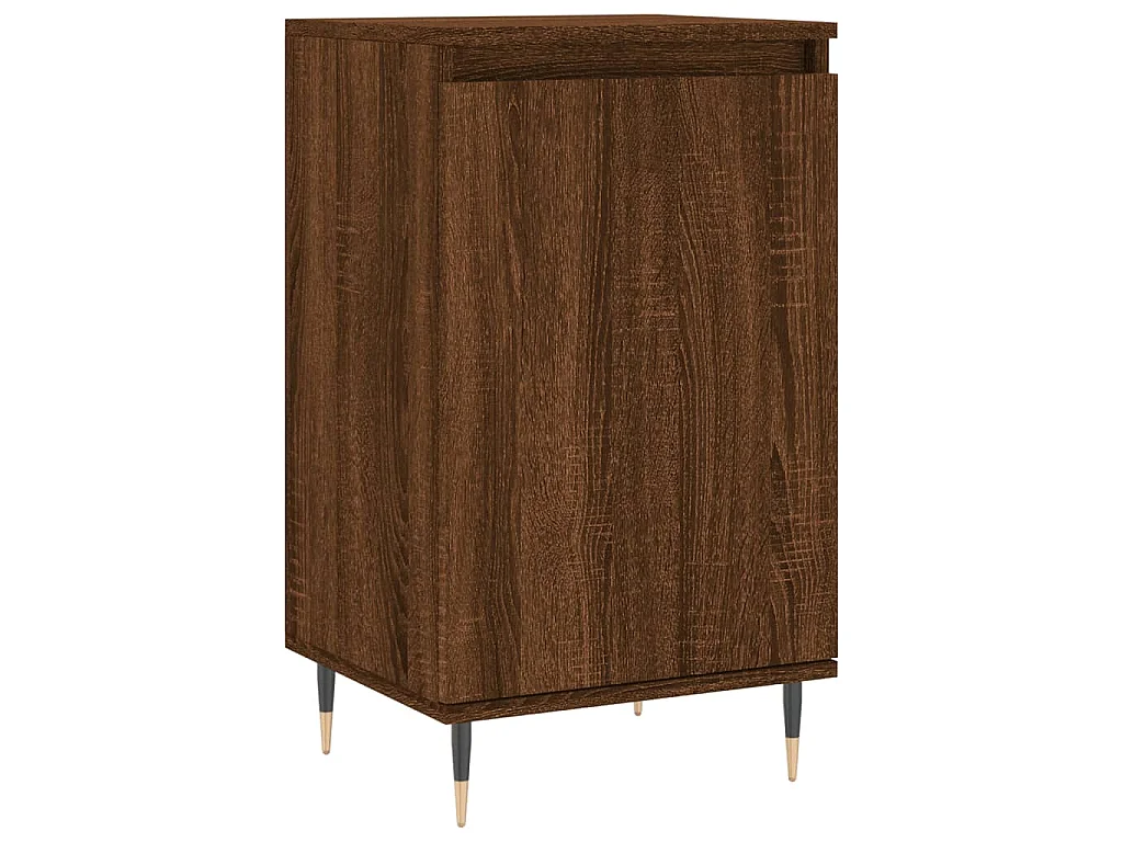 Sideboards 2 Stk. Braun Eichen-Optik 40x35x70 cm Holzwerkstoff