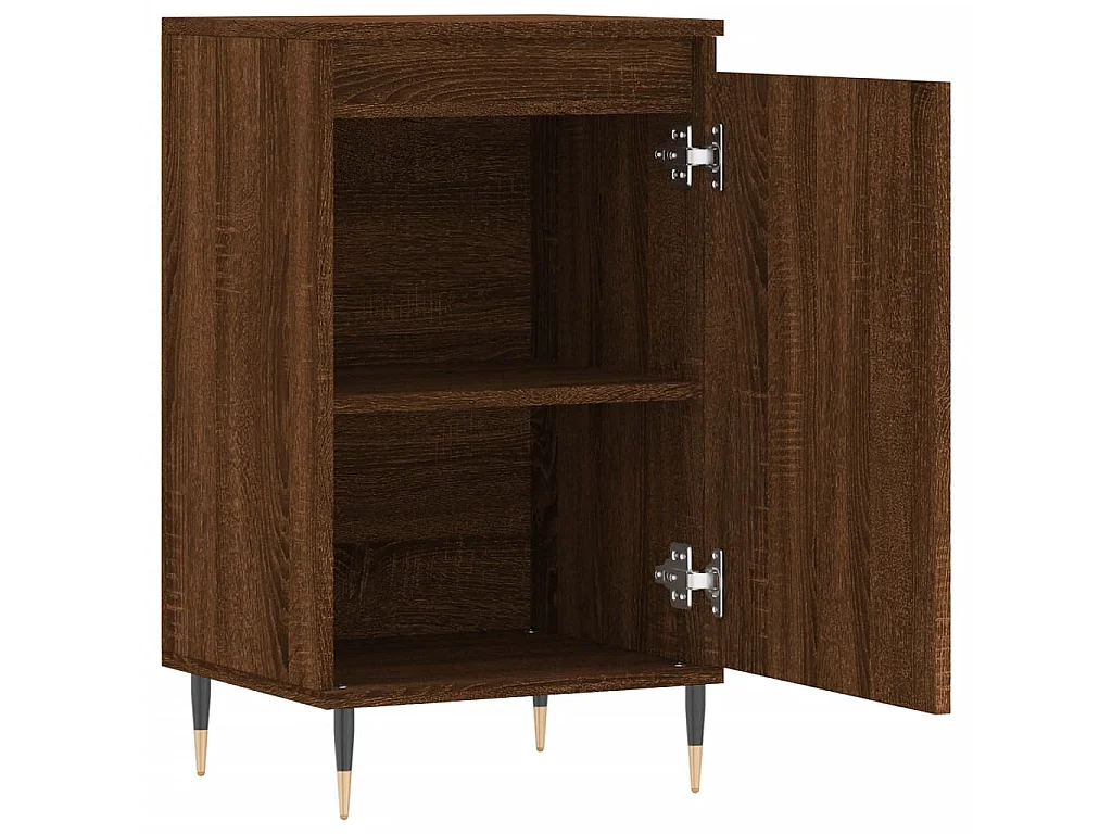Sideboards 2 Stk. Braun Eichen-Optik 40x35x70 cm Holzwerkstoff