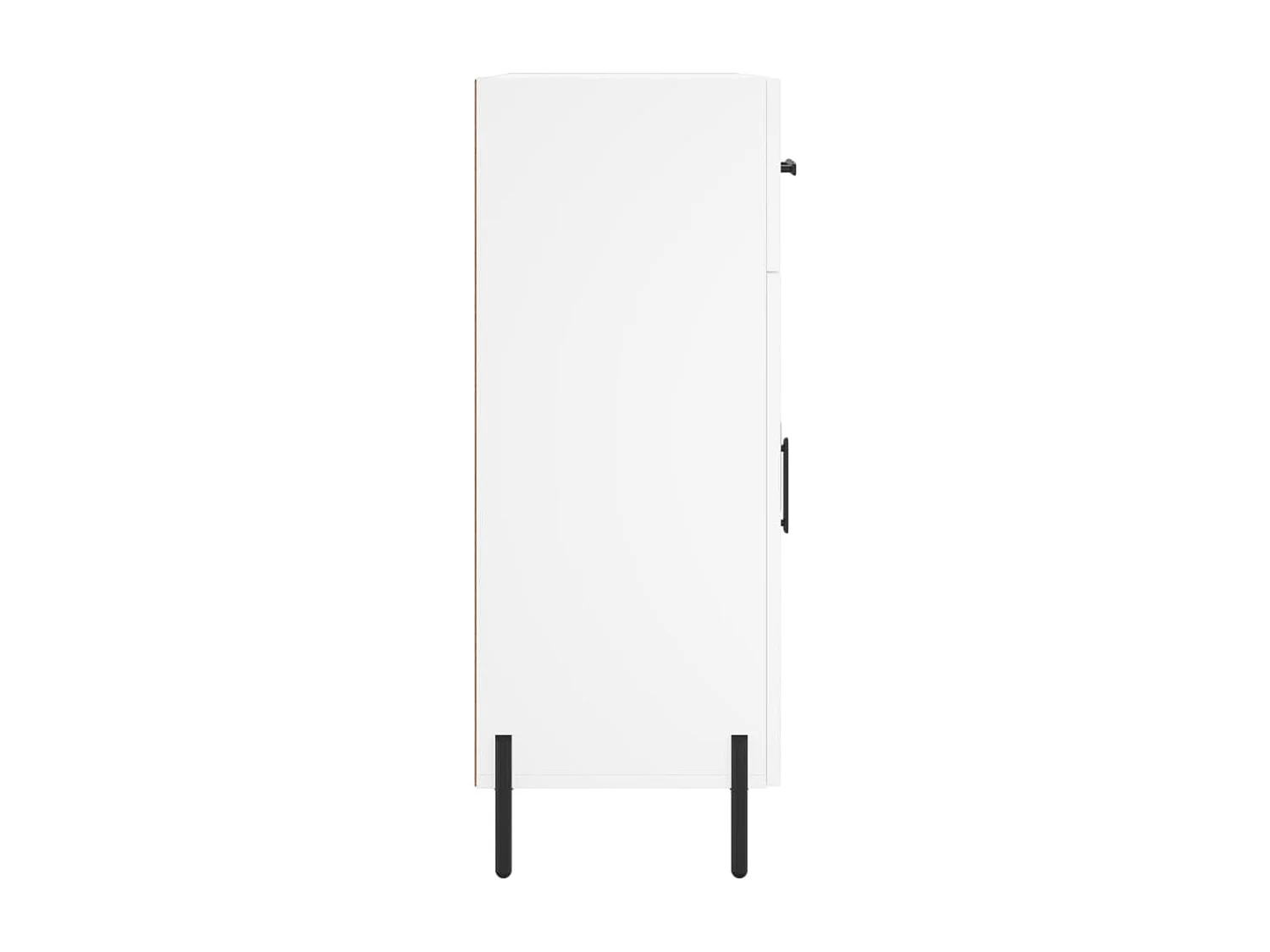 Buffet blanc 69,5x34x90 cm bois d'ingénierie