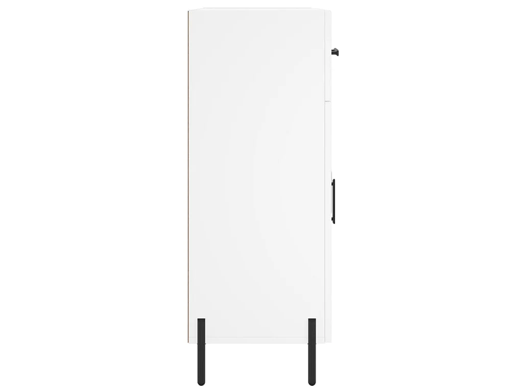 Dressoir 69,5x34x90 cm bewerkt hout wit