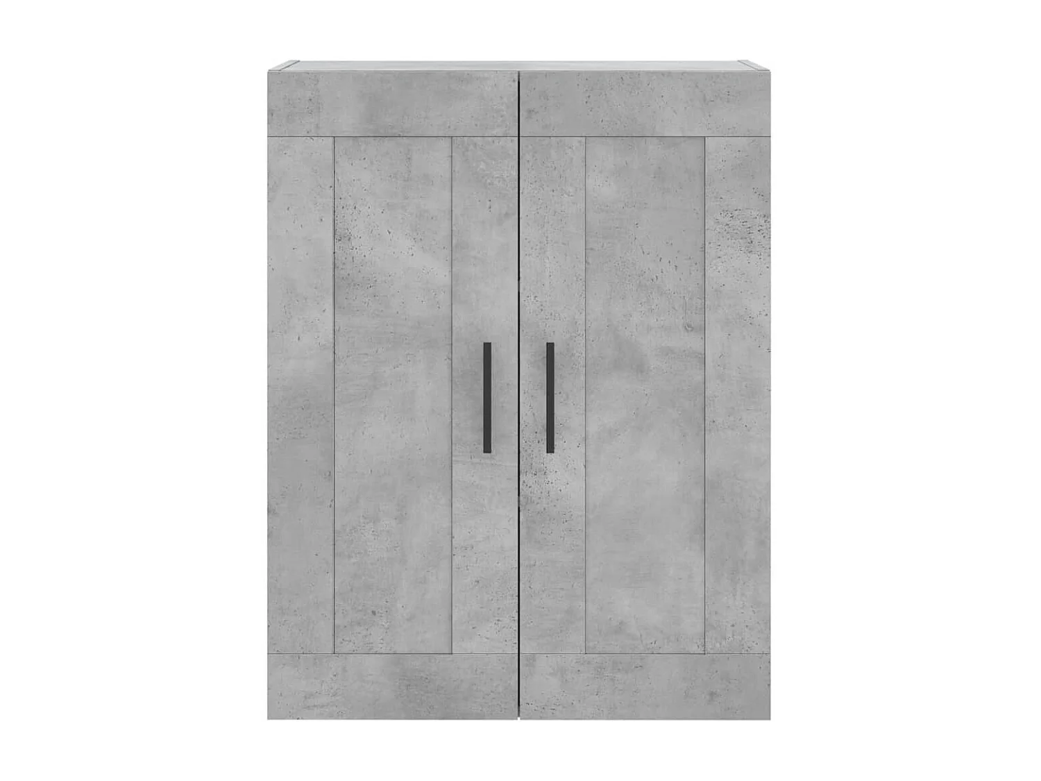 Armoire murale gris béton 69,5x34x90 cm bois d'ingénierie